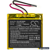 Jabra Solemate Replacement Battery, 3.7V, 1000mAh, Li-Polymer 3