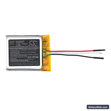 Jabra HFS100 Replacement Battery, 3.7V, 1400mAh, Li-Polymer 3