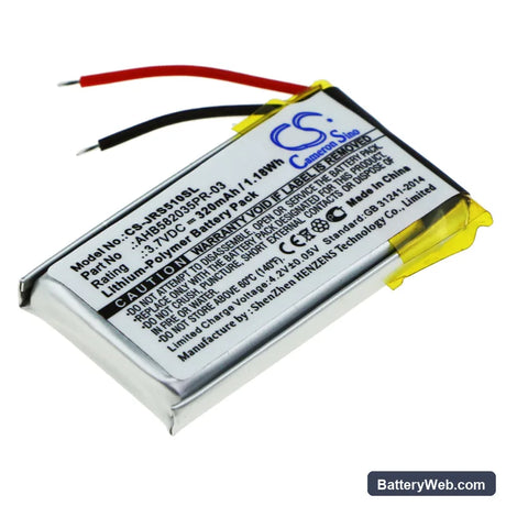 Jabra Speak 510 Replacement Battery, 3.7V, 320mAh, Li-Polymer 1