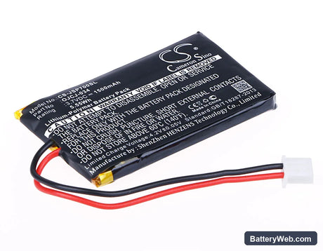 JVC SP-AD70 Replacement Battery, 3.7V, 1500mAh, Li-Polymer 1