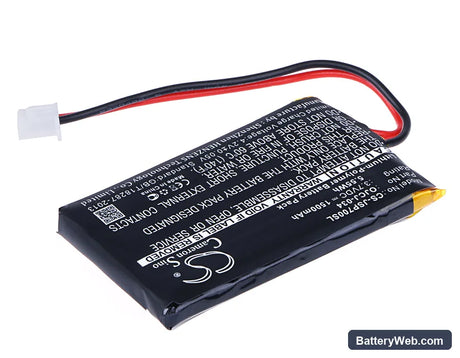JVC SP-AD70 Replacement Battery, 3.7V, 1500mAh, Li-Polymer 2