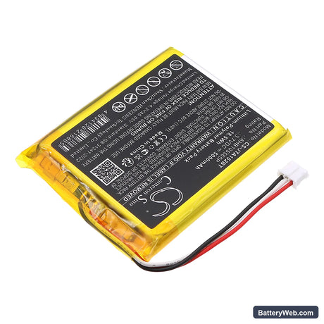 Jablotron JA-152KRY Replacement Battery, 3.7V, 5000mAh, Li-Polymer 2