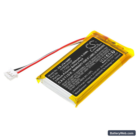 Jablotron JA-156E Replacement Battery, 3.7V, 2500mAh, Li-Polymer 1