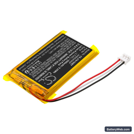 Jablotron JA-156E Replacement Battery, 3.7V, 2500mAh, Li-Polymer 2