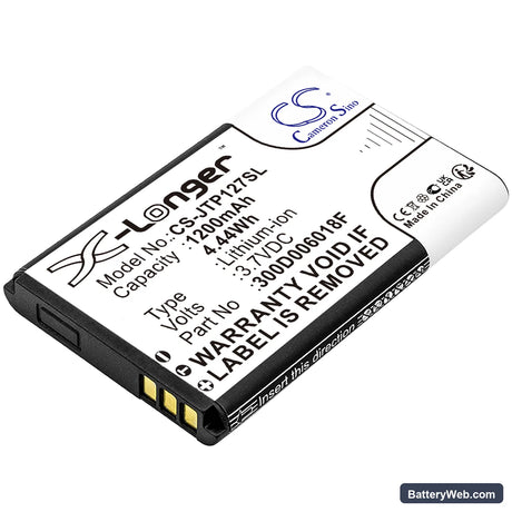 Beghelli SLV20 Replacement Battery, 3.7V, 1200mAh, Li-ion 1