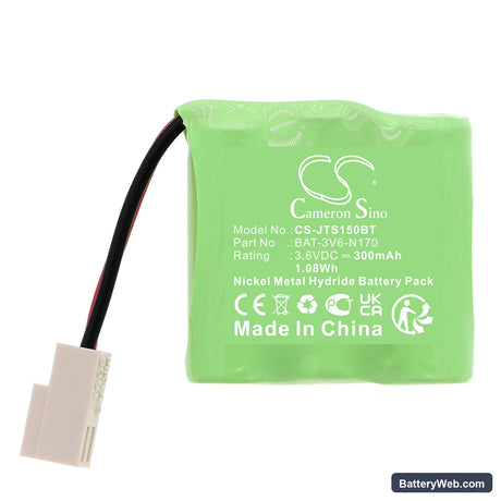 Jablotron JA-150A Replacement Battery, 3.6V, 300mAh, Ni-MH 3