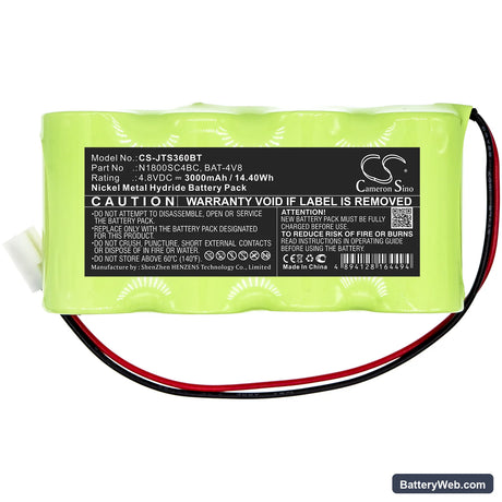 Jablotron OS-360A Replacement Battery, 4.8V, 3000mAh, Ni-MH 3