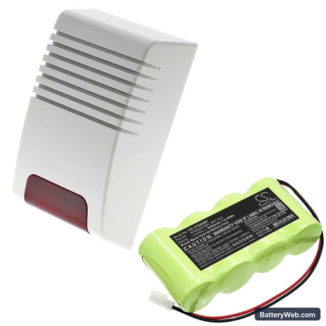 Jablotron OS-360A Replacement Battery, 4.8V, 3000mAh, Ni-MH 6