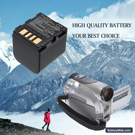 JVC GR-DF420 Replacement Battery, 7.4V, 1500mAh, Li-ion 6