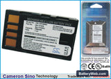 JVC GR-D796 Replacement Battery, 7.4V, 750mAh, Li-ion 1