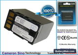 JVC GR-D796 Replacement Battery, 7.4V, 1500mAh, Li-ion 1