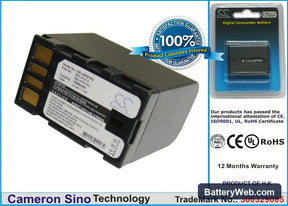 JVC GR-D796 Replacement Battery, 7.4V, 1500mAh, Li-ion 1