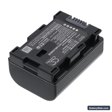JVC GZ-HD620 Replacement Battery, 3.7V, 890mAh, Li-ion 2