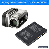 JVC GZ-MC200EX Replacement Battery, 7.4V, 750mAh, Li-ion 6