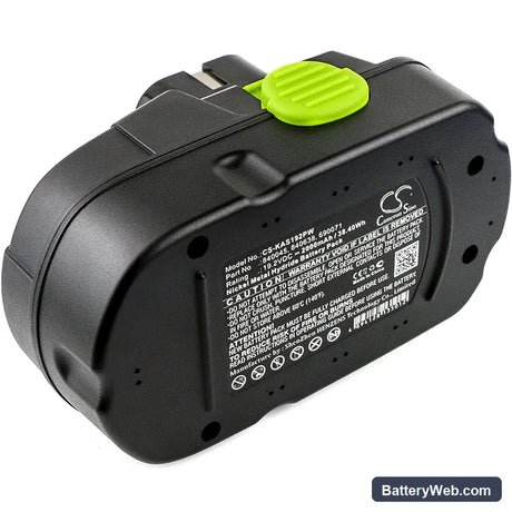 Kawasaki 19.2V Unisource Replacement Battery, 19.2V, 2000mAh, Ni-MH 1