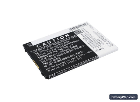 KOOBEE S3 Replacement Battery, 3.8V, 2000mAh, Li-ion 4