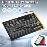 Kobo Clara HD N249 Replacement Battery, 3.7V, 1200mAh, Li-Polymer 6