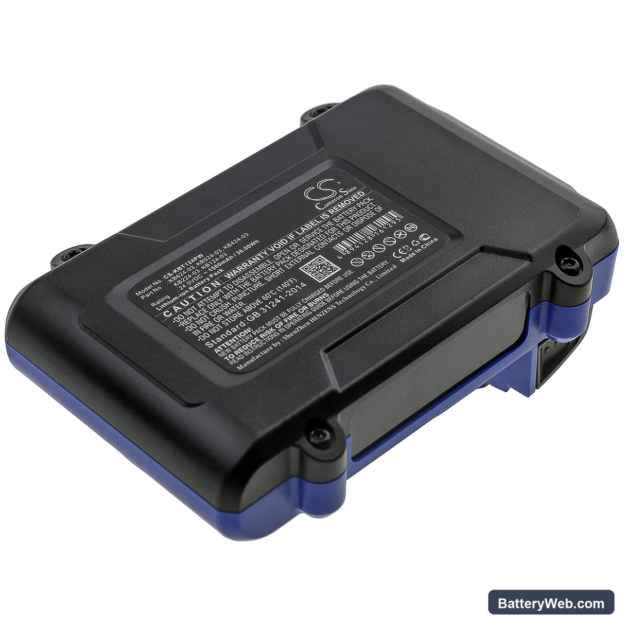 Kobalt KRAD 1224B-03 Replacement Battery, 24V, 1500mAh, Li-ion 3