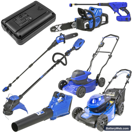 Kobalt 16 inch mower KM-1640-06 Replacement Battery, 40V, 4000mAh, Li-ion 6