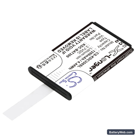 KOAMTAC KDC-300 Replacement Battery, 3.7V, 1200mAh, Li-ion 2