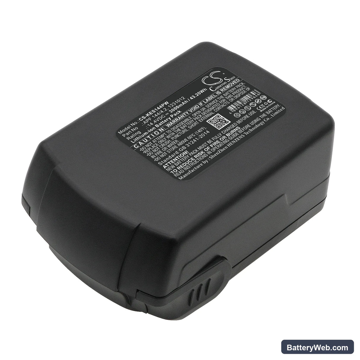 Kress 144 AFB Replacement Battery, 14.4V, 3000mAh, Li-ion 1