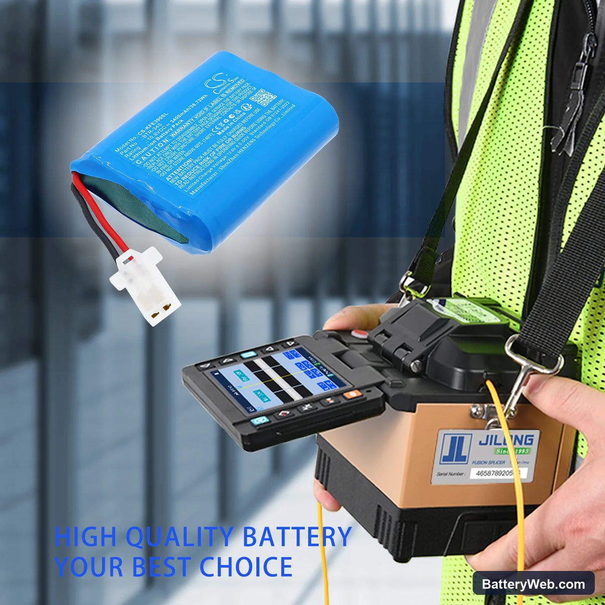 Jilong 500E Replacement Battery, 10.8V, 3400mAh, Li-ion 6