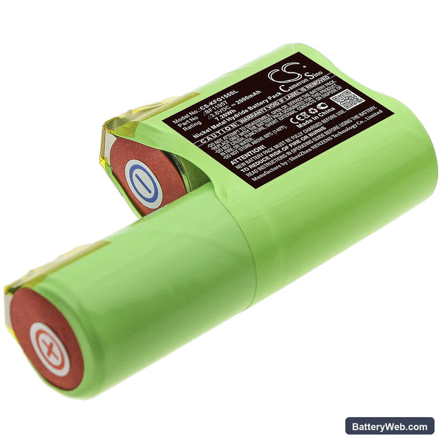 Kenwood Grati FG155 Replacement Battery, 3.6V, 2000mAh, Ni-MH 1