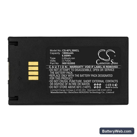 Konftel 55W Conference Phone Replacement Battery, 3.7V, 1800mAh, Li-ion 3
