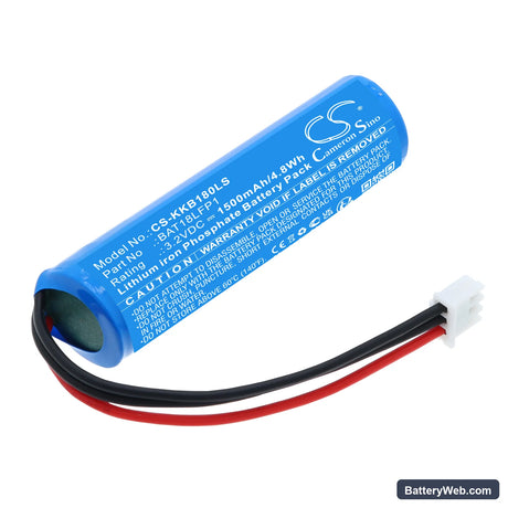 Kosnic KBAT1800 Replacement Battery, 3.2V, 1500mAh, LiFePO4 1
