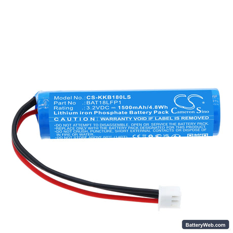 Kosnic KBAT1800 Replacement Battery, 3.2V, 1500mAh, LiFePO4 3