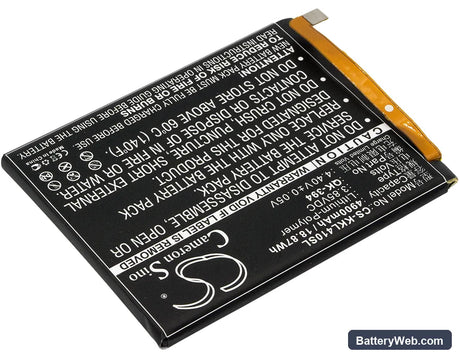 360 N4S Replacement Battery, 3.85V, 4900mAh, Li-Polymer 2