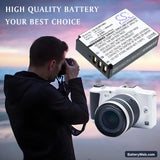 Kodak PIXPRO S1 Replacement Battery, 7.4V, 850mAh, Li-ion 6