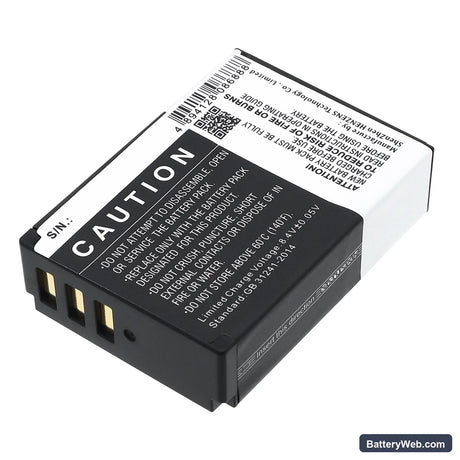 Kodak PIXPRO S1 Replacement Battery, 7.4V, 1150mAh, Li-ion 3