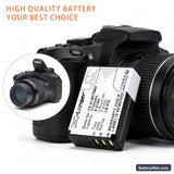 Kodak PIXPRO S1 Replacement Battery, 7.4V, 1150mAh, Li-ion 6