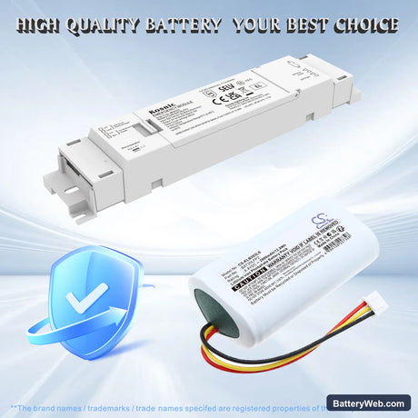 Kosnic LED luminaires BEM203/ST Replacement Battery, 6.4V, 2000mAh, LiFePO4 6