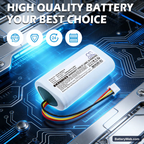 Kosnic LED luminaires BEM203/ST Replacement Battery, 6.4V, 2000mAh, LiFePO4 7