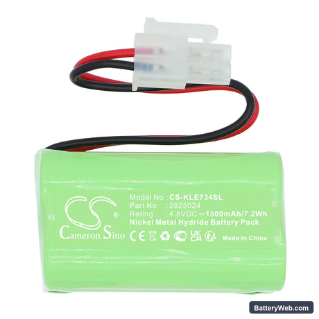 Multiled PRO 138010 Replacement Battery, 4.8V, 1500mAh, Ni-MH 3