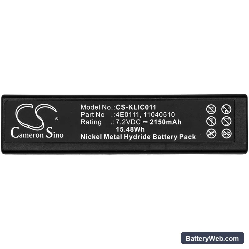 Canon EOS D2000 Replacement Battery, 7.2V, 2150mAh, Ni-MH 5