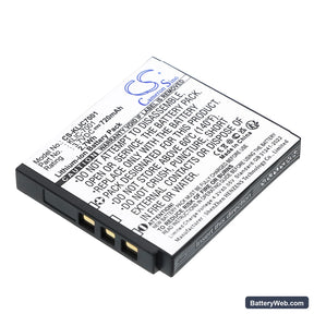 Agfa Optima 1338 Replacement Battery, 3.7V, 720mAh, Li-ion 1