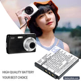 Agfa Optima 1338 Replacement Battery, 3.7V, 720mAh, Li-ion 5