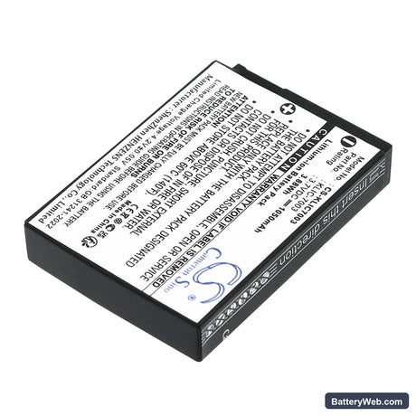 Kodak EasyShare M380 Replacement Battery, 3.7V, 1050mAh, Li-ion 2