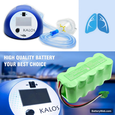 KALOS MPR ITALY Replacement Battery, 12V, 3000mAh, Ni-MH 6
