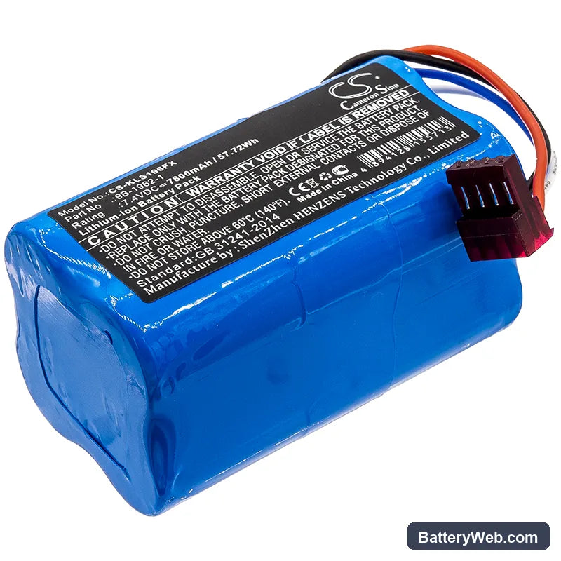 Koehler Lighthawk LED Replacement Battery, 7.4V, 7800mAh, Li-ion 1