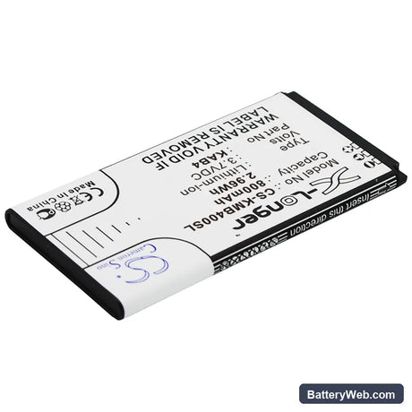 KAZAM Life B4 Replacement Battery, 3.7V, 800mAh, Li-ion 2