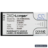 KAZAM Life B4 Replacement Battery, 3.7V, 800mAh, Li-ion 5
