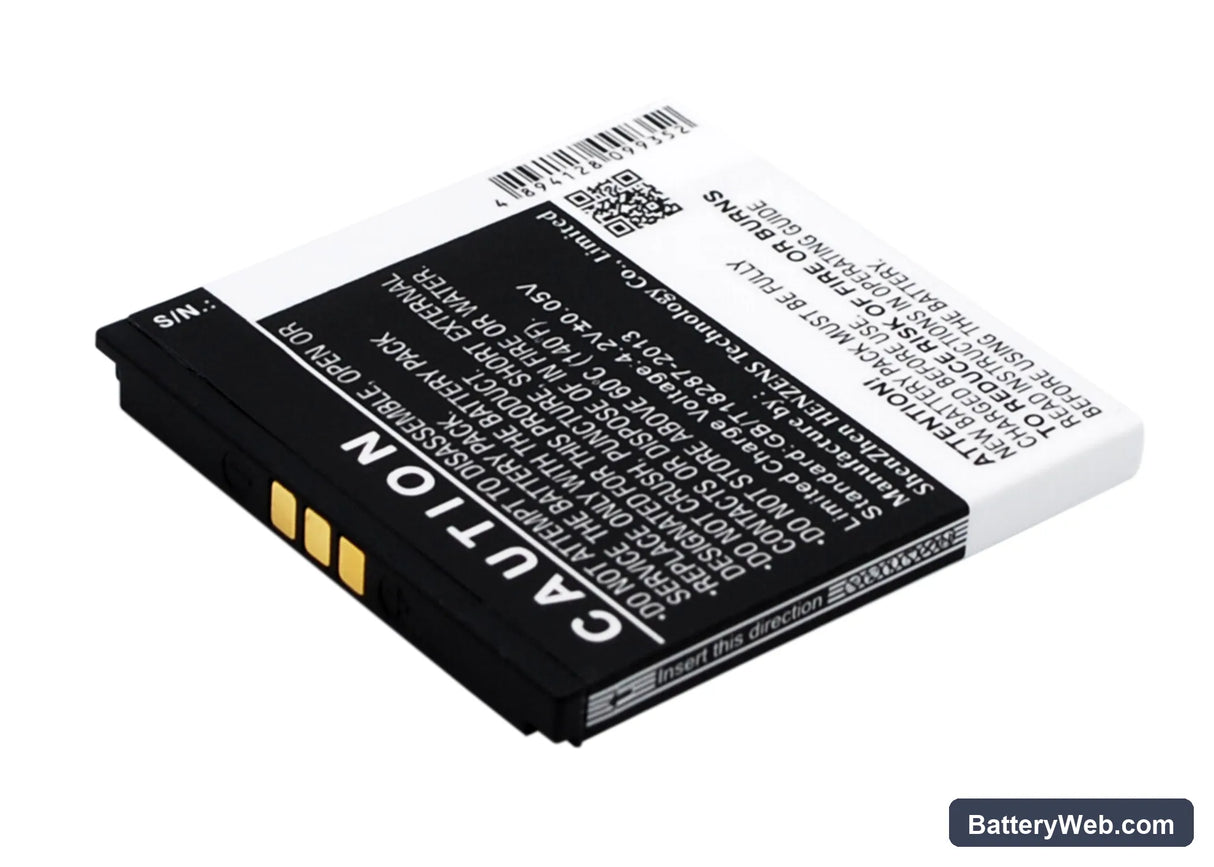 KAZAM Life B6 Replacement Battery, 3.7V, 700mAh, Li-ion 4