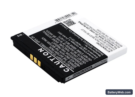 KAZAM Life B6 Replacement Battery, 3.7V, 700mAh, Li-ion 4