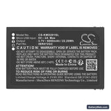 IES kami Replacement Battery, 3.7V, 6000mAh, Li-ion 5