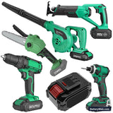 Kimo 6 Inch Cordless Chainsaw Replacement Battery, 20V, 4000mAh, Li-ion 6