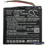 Kingston MLW221 Replacement Battery, 3.7V, 1500mAh, Li-ion 3